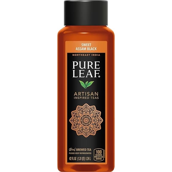 Pack of 1 Pure Leaf Iced Tea, Sweet Assam Black Tea, Real Brewed Tea, 42 Fl Oz Bottle