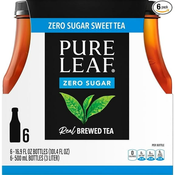 Pack of 1 Pure Leaf Zero Sugar Sweet Tea, 16.9 Fl Oz, Pack of 6