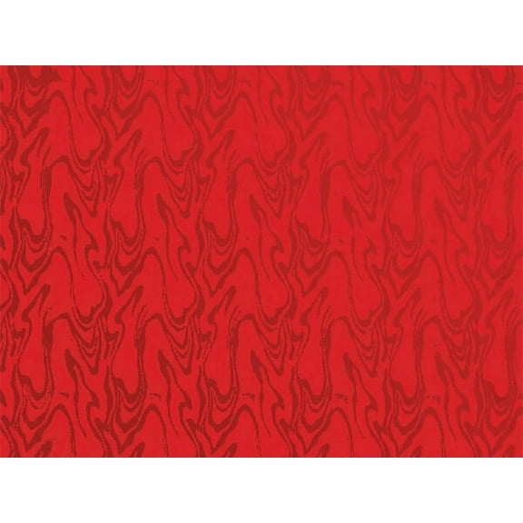 Pack of 1, Red Foil Emb #122 30" x 833' Full Ream Gift Wrap (Foil) for Holiday, Party, Kids' Birthday, Wedding & Special Occasion Packaging