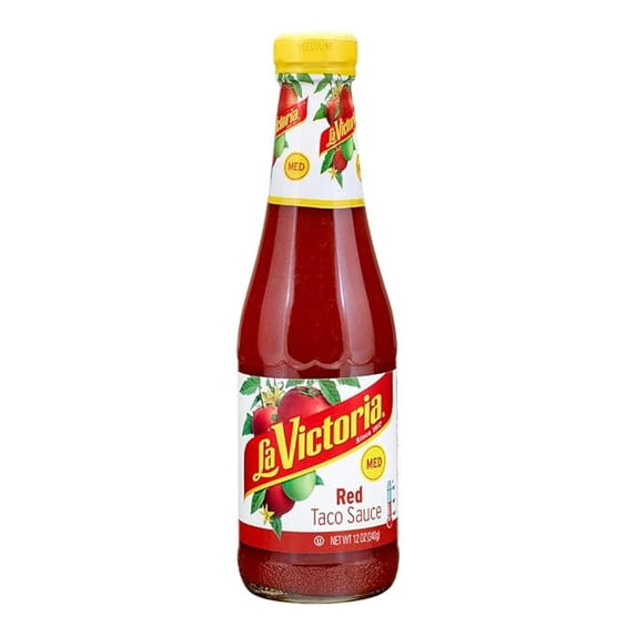 Pack of 1 Red Taco Sauce Medium, 12 oz
