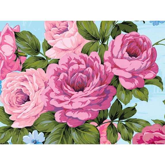 Pack of 1, Romantic Rose Wrapping Paper 26" x 833', Full Ream Roll for Celebration, Party, Holiday, Birthday and Events, Made in USA