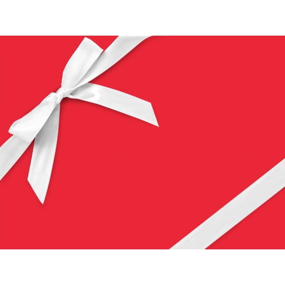 Pack of 1, Rouge Red 26" x 417' Half Ream Roll Gift Wrap for Holiday, Party, Kids' Birthday, Wedding & Special Occasion Packaging