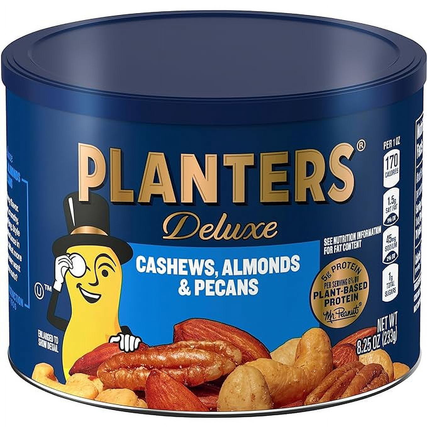 Select Cashews (Almonds & Pecans Nut Mix, 8.25 oz Canister) Pack of 1