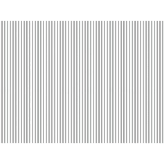 Pack of 1, Silver Stripe Wrapping Paper Roll 24" x 417' For Party, Holiday & Events, Made In USA