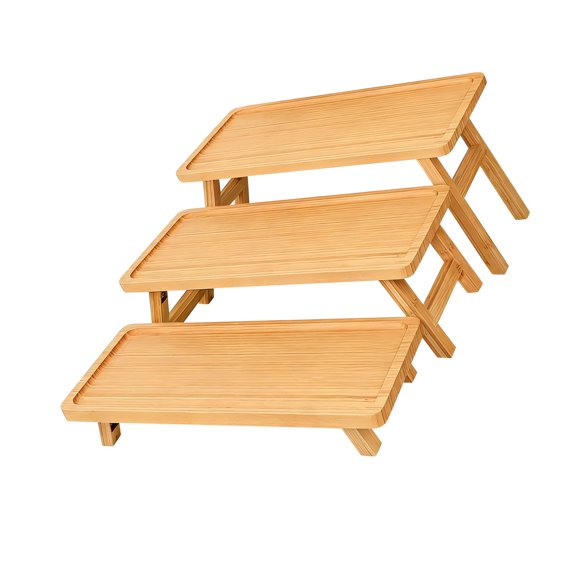 Pack of 1 Simple Wooden Dessert Tray Strategy Mixtures with Any Kitchen Deck for Modern otherwise Vintage Fashion