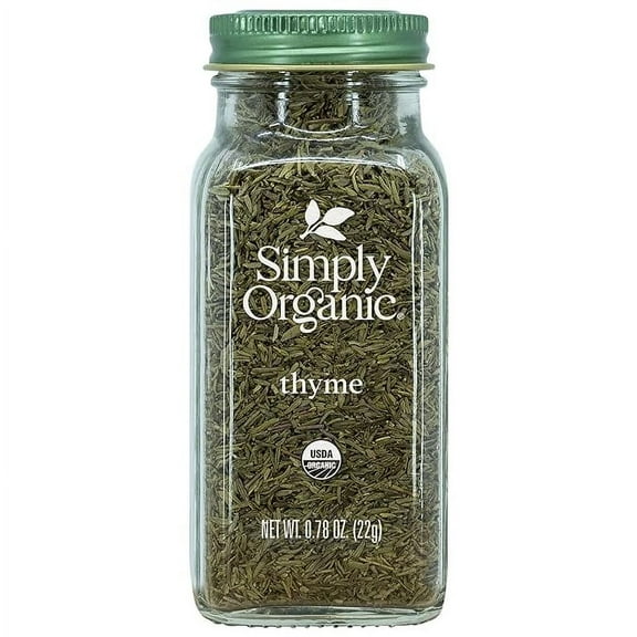 Pack of 1 Simply Organic Whole Thyme Leaf, 0.78 Oz