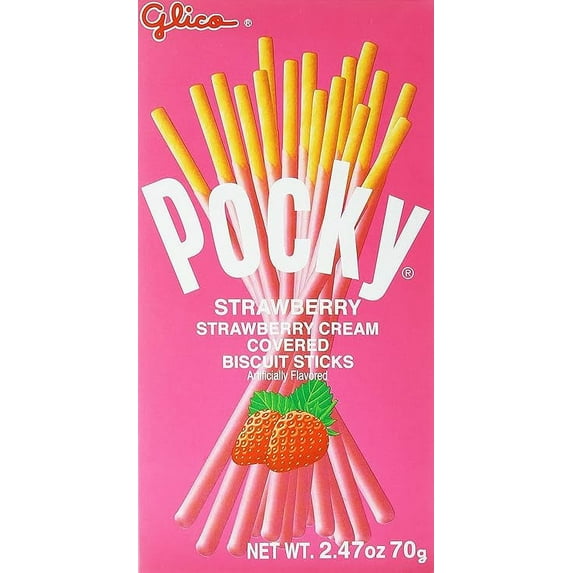 Pack of 1 Strawberry Pocky Sticks, 2.47 oz