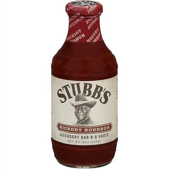 Pack of 1 Stubb's Hickory Bourbon BBQ Sauce, 18 oz