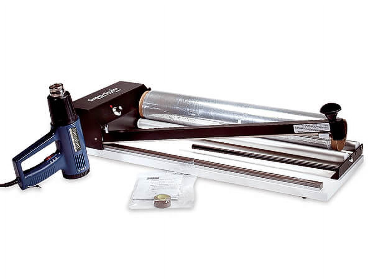 Pack of 1, Super Sealer Deluxe 24" Bar System Shrink Wrap Machine w/Heat Gun