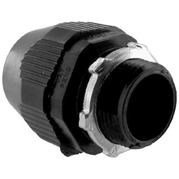 Pack of 1, T&B Liquidtight Fittings By Abb Lt100P Non-Metallic Liquidtight Bullet Connector, 1"