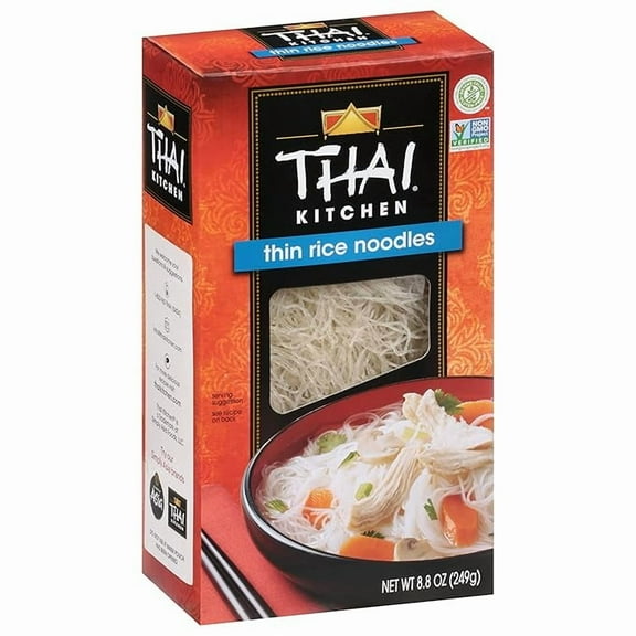 Pack of 1 Thai Kitchen Gluten Free Thin Rice Noodles, 8.8 oz