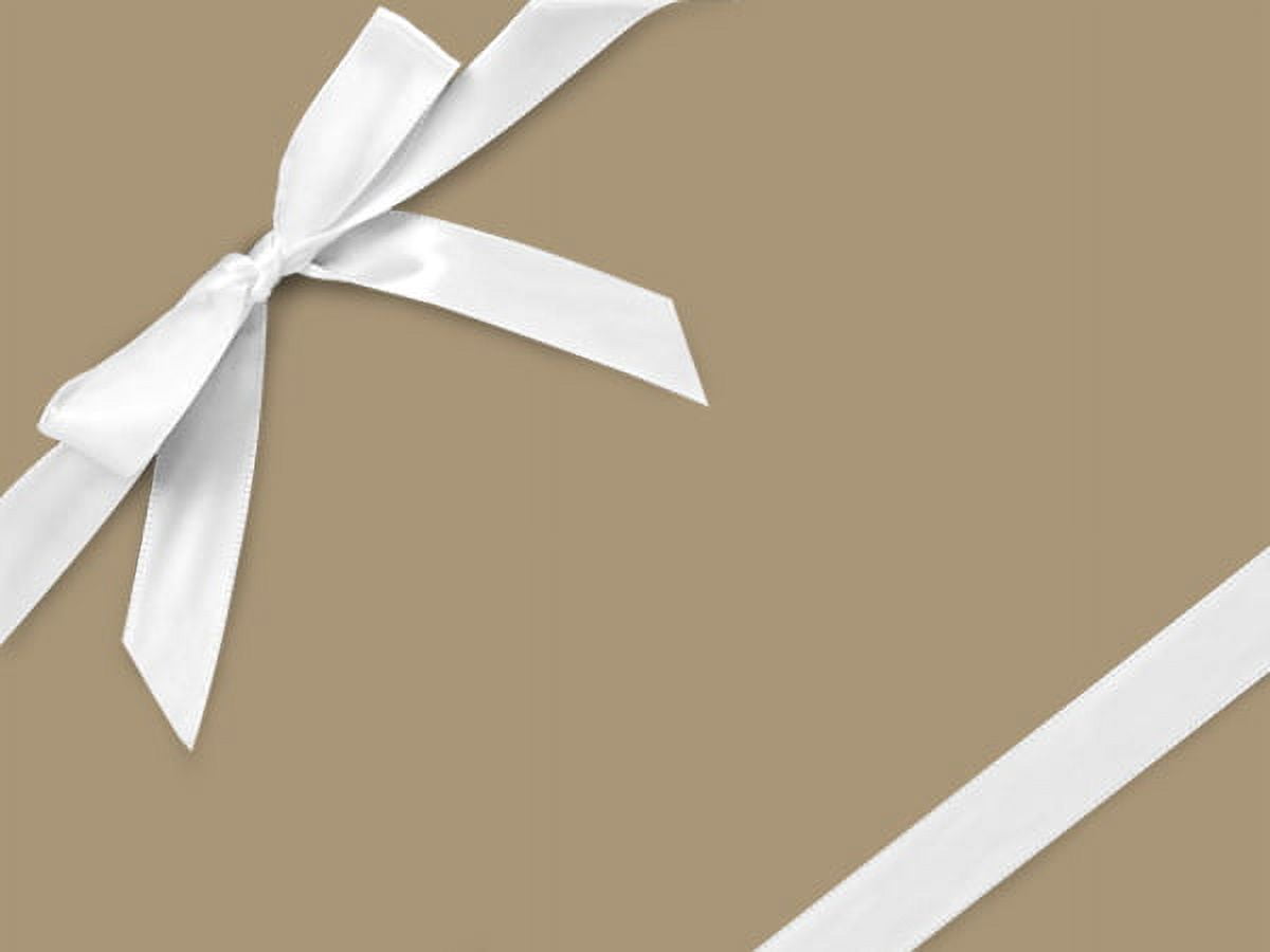 Pack of 1, Toasted Almond 24" x 417' Half Ream Roll Gift Wrap for Holiday, Party, Kids' Birthday, Wedding & Special Occasion Packaging