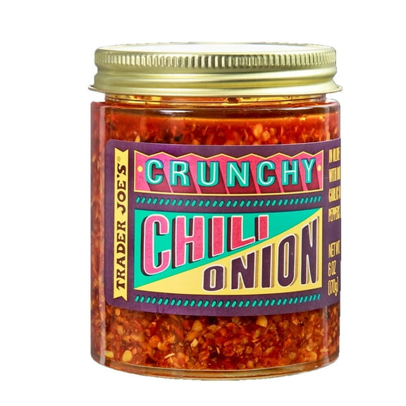Pack of 1 Trader Joe's Crunchy Chili Onion | 6 oz