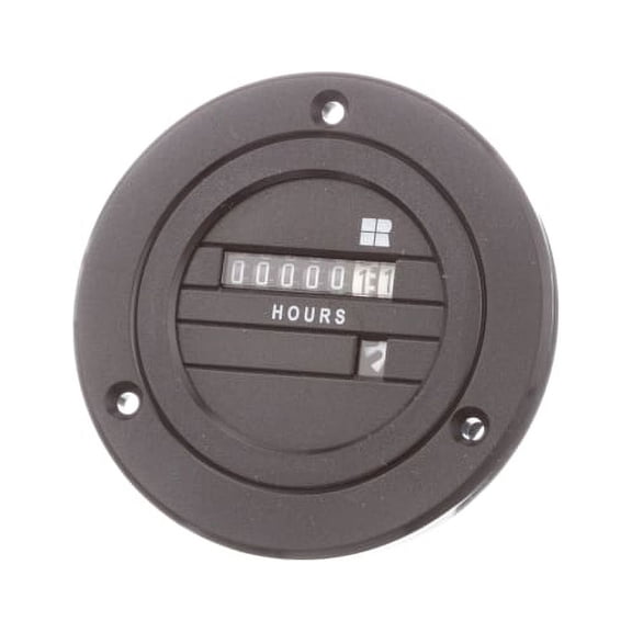 Pack of 1, Trumeter 731-0046 Panel Meter, Hour, E-Mech, Digital, Range 0-99999.99Hrs., 7 Dig, 0.14" Digh, Screw