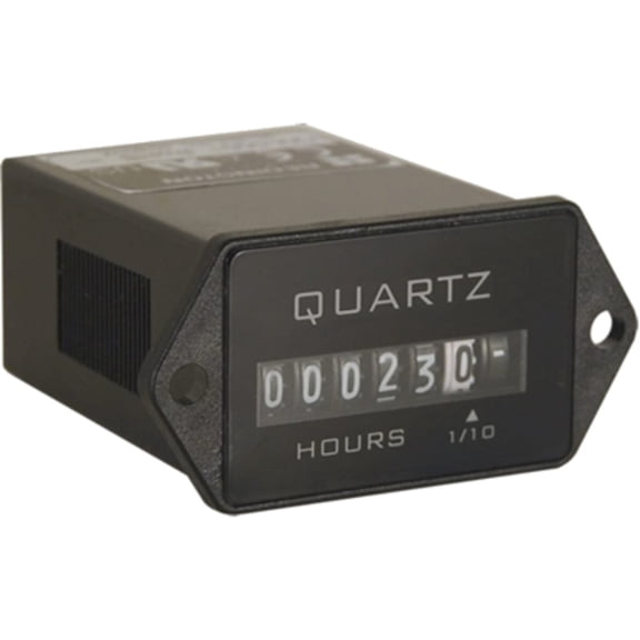 Pack of 1, Trumeter 732-0004 Panel Meter, Hour, E-Mech, Digital, Range 0-99999.9Hrs., Cut-Out 1.45X0.95" 6 Dig