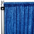 thumbnail image 1 of Pack of 1, Velvet 12Ft H X 52" W Drape/Backdrop Curtain Panel - Royal Blue for Tradeshow, Showroom, Birthday Party, Theater Decor, 1 of 2