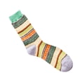 thumbnail image 1 of Pack of 1 Women's Vintage Thick Wool Warm Winter Socks, Ethnic Style Mid-Calf Design for Cozy Comfort, 1 of 5