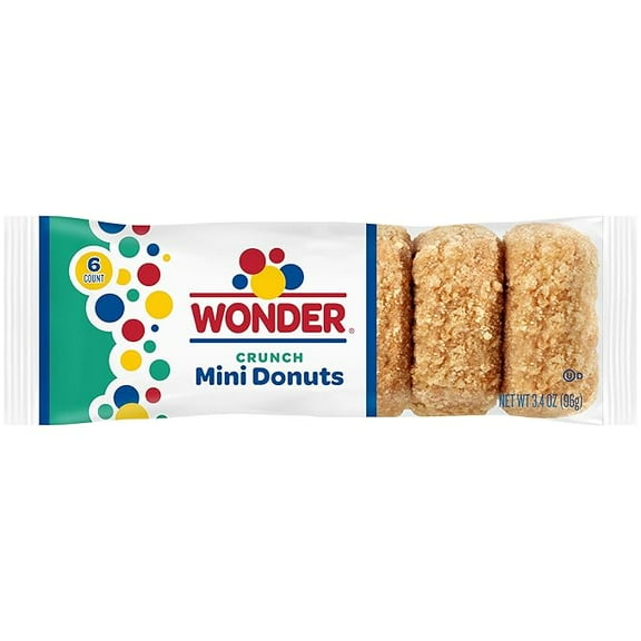 Pack of 1 Wonder 6ct Crunch Donut 3.4oz