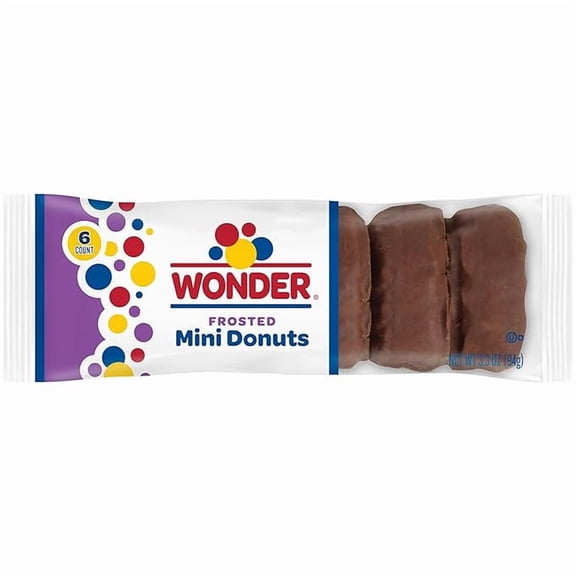 Pack of 1 Wonder 6ct Frosted Donut 3.3oz