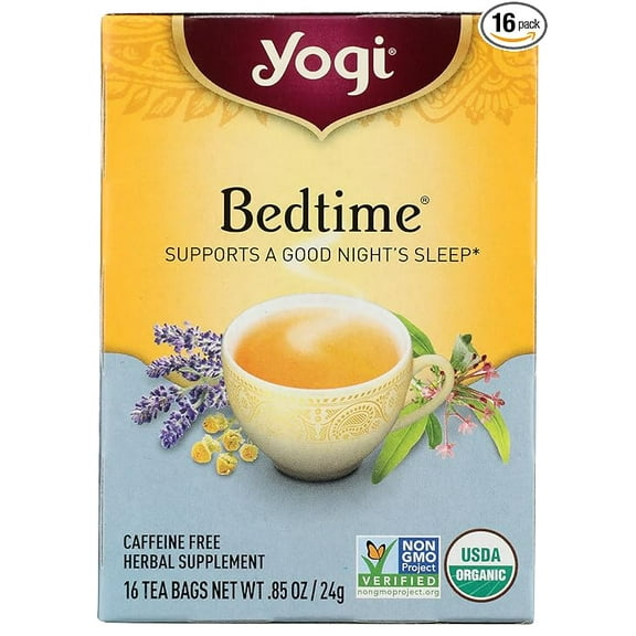 Pack of 1 Yogi Tea, Organic Bedtime, 16 ct