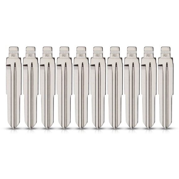 Pack of 10 #08 Metal Key Blank Universal for Vehicle Replacement Part TOY38R Car Flip Remote Keys Blade Stable Performan
