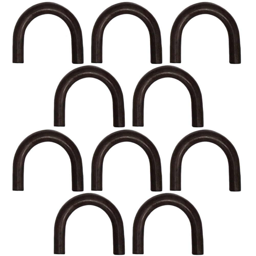 Pack of 10 1/2" Thick Steel Rope Chain Tie Down Truck Trailer Weldon Hook D Rings