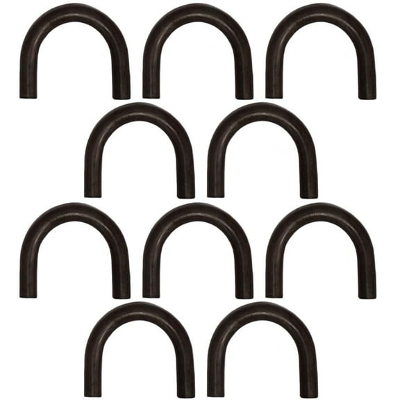 Pack of 10 1/2" Thick Steel Rope Chain Tie Down Truck Trailer Weld-on Hook D Rings