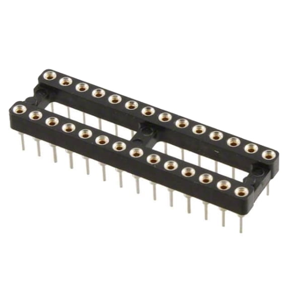Pack of 10 110-13-328-41-001000 Connector IC 28 (2 x 14) Pos DIP, 0.3 (7.62mm) Row Spacing Socket Gold Through Hole