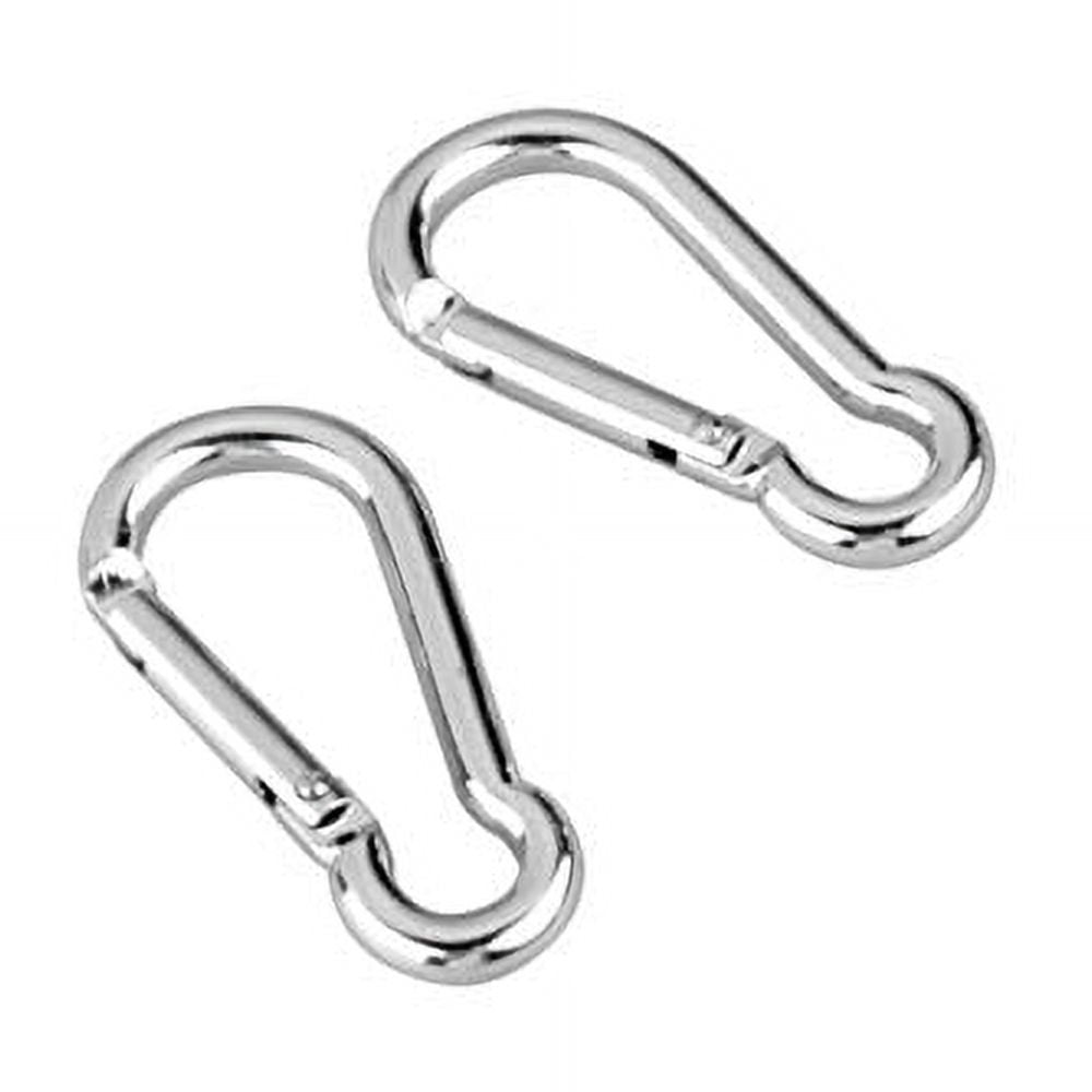 (Pack of 10) 12-Inch Heavy Duty Bungee Cords with 3" Zinc-Galvanized Steel Carabiner Hooks (10mm Diameter) BTD12H - Sold by Ucostore Only