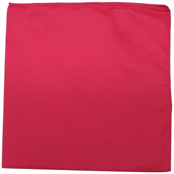 Pack of 10 22x22 Inch Polyester Bandanas Solid Colors Unisex Durable Accessories