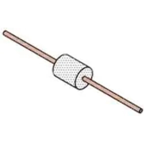 Pack of 10 28L0138-80R-10 Ferrite Bead 86ohms 100MHz 5A Thru-hole Axial :RoHS, Cut Tape