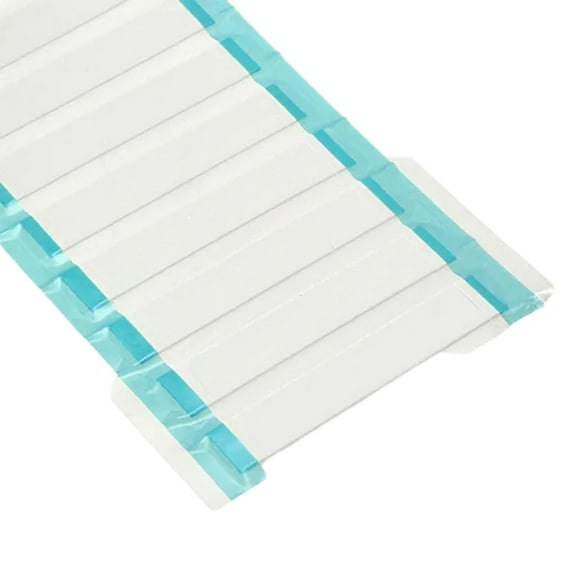 Pack of 10 553-50016 White Heat Shrinkable Label 1.90 x 0.42 (48.3mm x 10.7mm); Cable O.D. 0.25 (6.4mm)