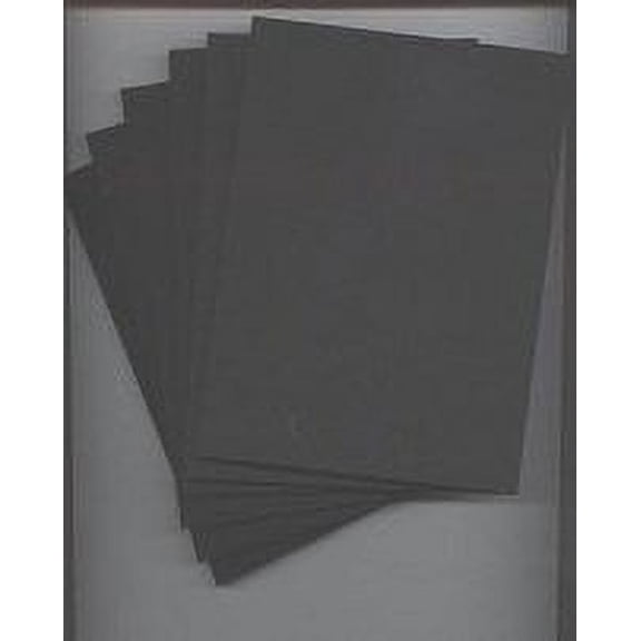 Pack of 10 5x7 3/16" Black Foam Core Backings