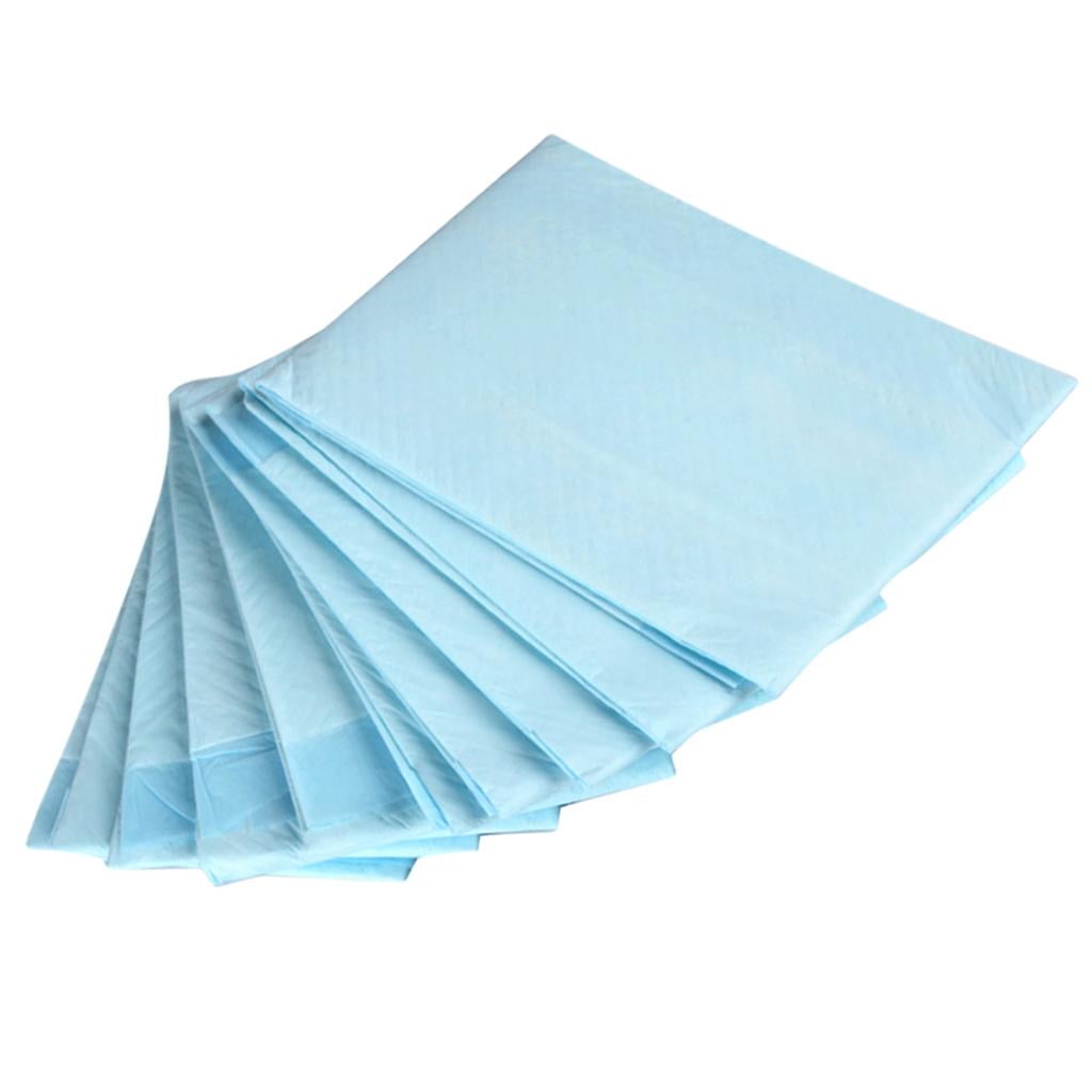 Pack of 10 Absorbent Disposable Incontinence Bed Pads Sheet Mattress