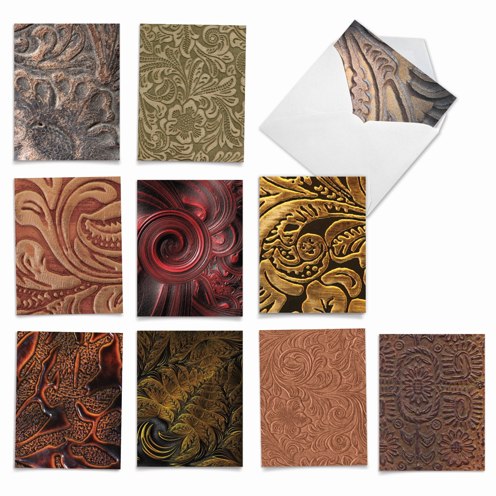 Pack of 10 All Occasion Blank Note Cards with Envelopes (4 x 5.12 Inch ...