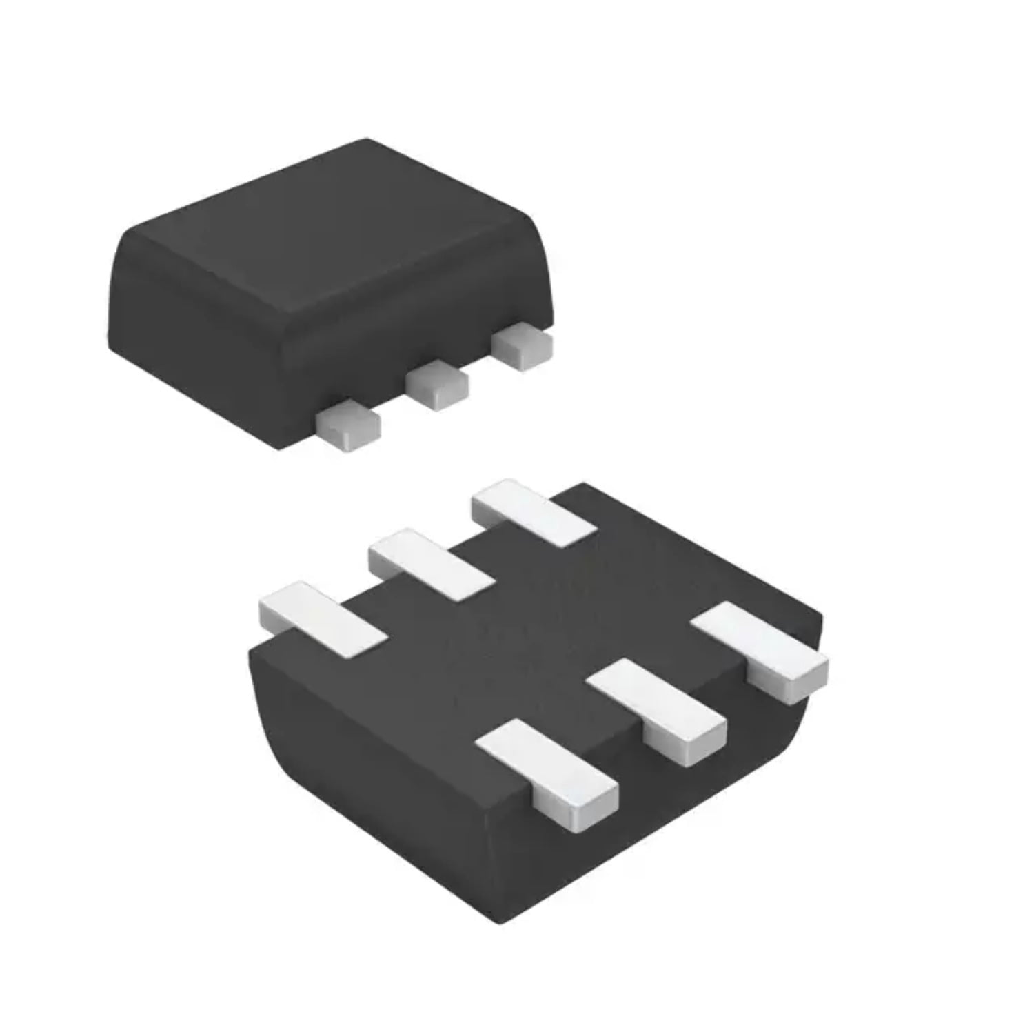 Pack of 10 BC847BVC-7 Bipolar (BJT) Transistor Array 2NPN 45V 0.1A ...