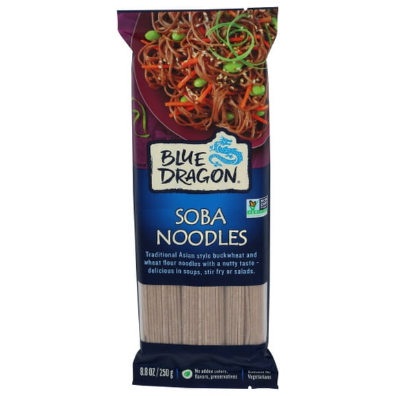 Pack of 10 Blue Dragon Dried Soba Noodles 8.8 oz