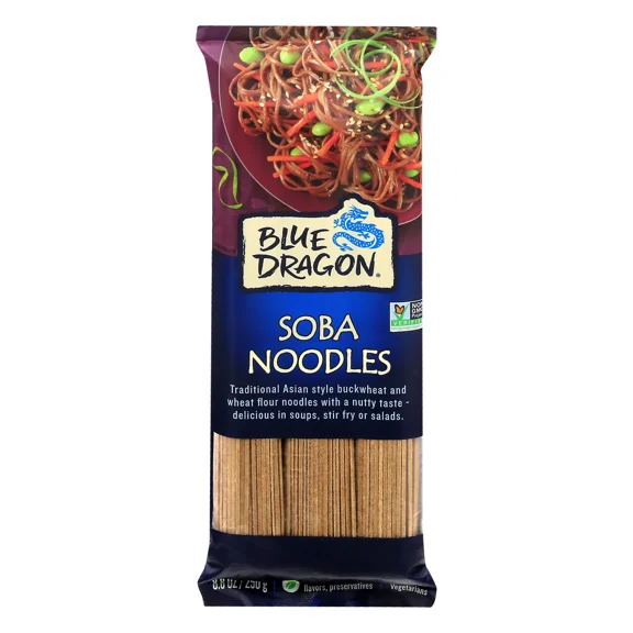 Pack of 10, Blue Dragon Soba Noodles, 8.8 oz
