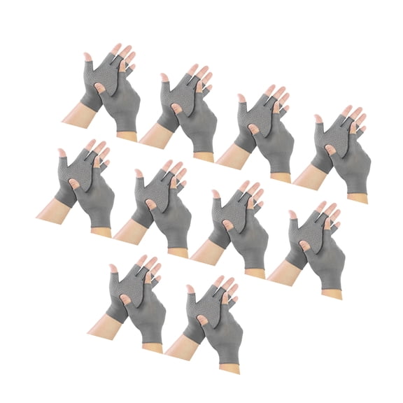 Pack of 10 Breathable Nylon Gloves Offering Antislip and Comfort
