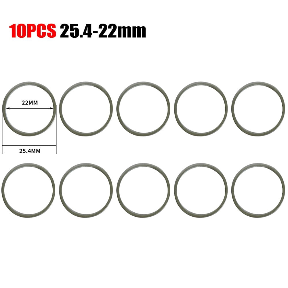 6-Pack Circular Saw Reduction Rings – 16mm Inner Diameter, Outer Sizes 20–35mm, Steel Gaskets For Blade Arbor Conversion