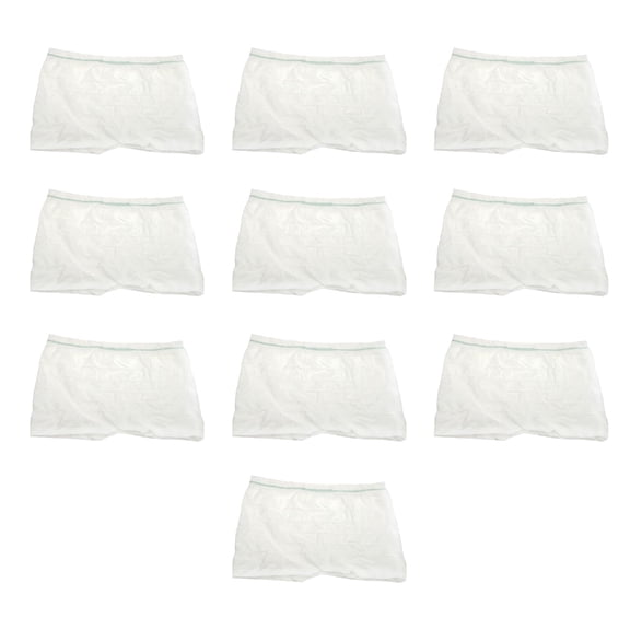Pack of 10 Disposable Underwear Mesh Surgical Pants for Postpartum Hospital Use