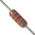 thumbnail image 1 of Pack of 10 ERDS1TJ821V Resistor 820Ohms 5% 1/2W Through Hole Carbon Film Axial :RoHS, 1 of 1