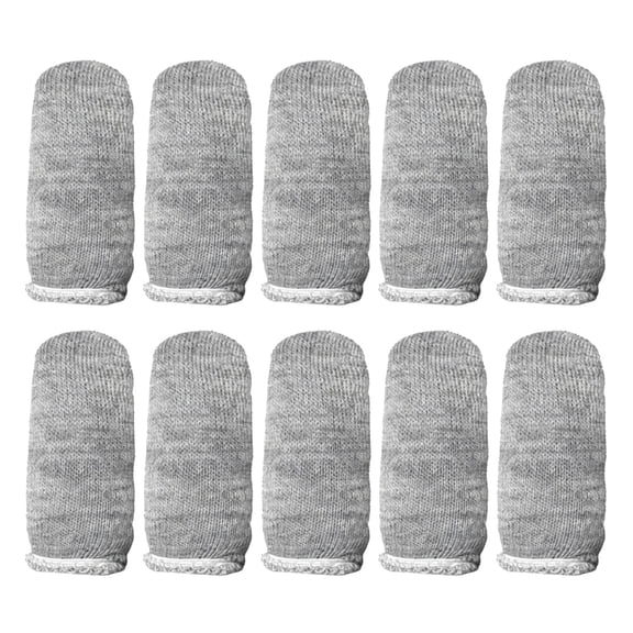 Pack of 10 Elastic Sweat Resistant Cotton Finger Gloves Sleeves For Precisions Work Hand Tools & Projects