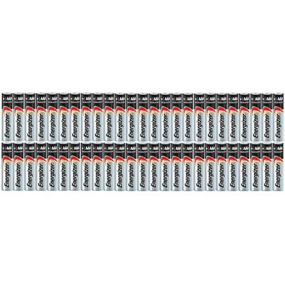 Pack of 10 Energizer E92 AAA Alkaline Battery - Bulk Pack - with Free Clear Battery Storage Holder Case