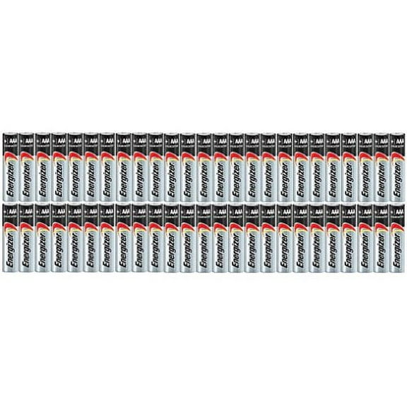 Pack of 10 Energizer E92 AAA Alkaline Battery - Bulk Pack - with Free Clear Battery Storage Holder Case