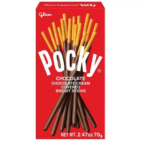 Pack of 10, Glico Pocky Chocolate, 2.47 oz