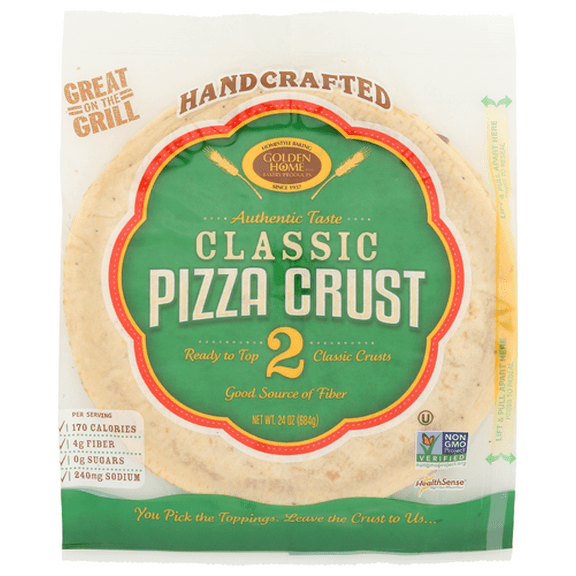 (Pack of 10) Golden Home Crust Pizza Classic 12 in 2 ct 24 oz
