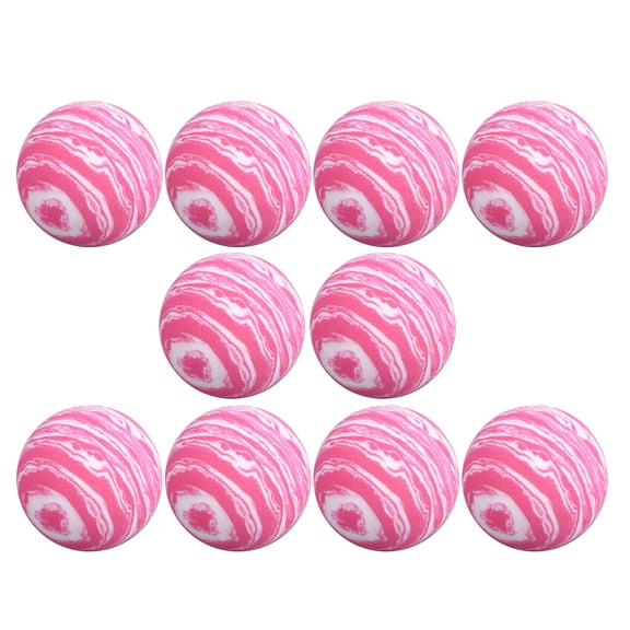 Pack of 10 Golf Training Balls Golf Rainbow Balls Golf Practicing Balls Rainbow Foam Balls for Golf Swing Training Balls