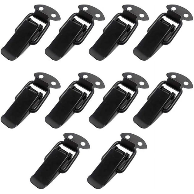 Pack of 10 Hinged Latch Drawer Latch Toggle Latch Cap Lock Lever Latch