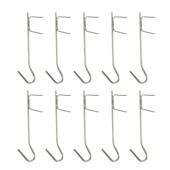 Pack of 10 Hooks, Fishing Hooks Set, Hooks for Fish Stainless Steel Hooks, Trout, Hooks